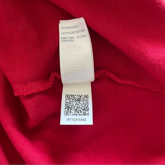 Tommy Hilfiger Collared Polo Dress Women’s XS Red T Shirt Dress Cotton Mini - Picture 15 of 15